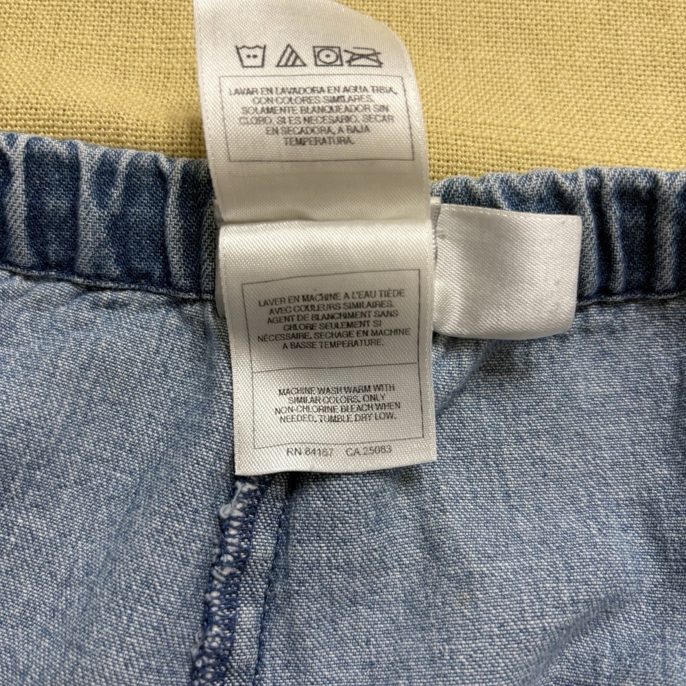 Vtg 90s Disney Store Winnie the Pooh Embroidered Denim Jeans Sz Small Polka Dots - Picture 11 of 11